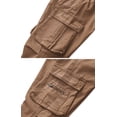thumbnail image 5 of Men's Cotton Cargo Pants, Multi-Pocket Loose Fit Casual Work Pants for Men,Size 32-42, 5 of 7