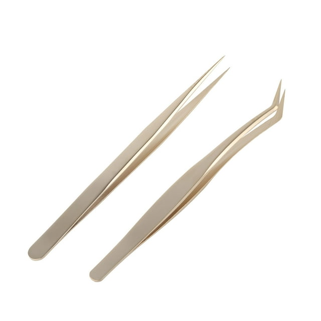 Pinzas De Extensión De Pestañas Individuales, Pinzas De Extensión De Pestañas Profesionales Precisas Portátiles Para El Hogar