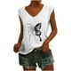 thumbnail image 1 of Camisetas sin mangas con cuello en V de verano para mujer, camisetas de manga corta con estampado de mariposa Retro OAVQHLG3B Store lin121212, 1 of 4