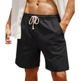 thumbnail image 1 of Bermuda Short Casual Playa De Algodón Y Lino Para Hombre, 1 of 8