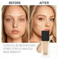 thumbnail image 2 of Liquid Concealer, Moisturizing Liquid Foundation Concealer for Women, Last All-Day Full Coverage Liquid Matte Concealer, Lightweight Hydrating Natural Finish Makeup-30ml (Natural), 2 of 7