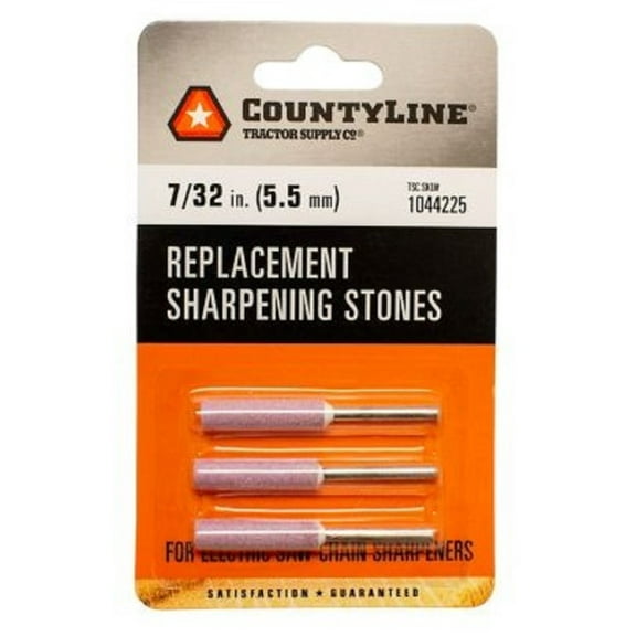 CountyLine 732SSCL Chainsaw Chain Sharpening Stones 7/32 Inch 3 Pack
