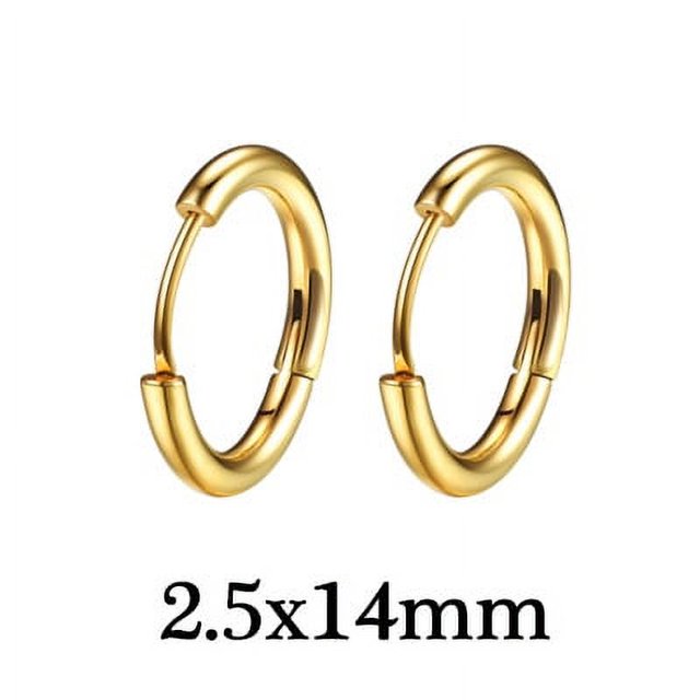 Pendientes de personalidad, pendientes de moda, pendientes pequeños de joyería de acero inoxidable para hombre, ideales para hombres y mujeres.