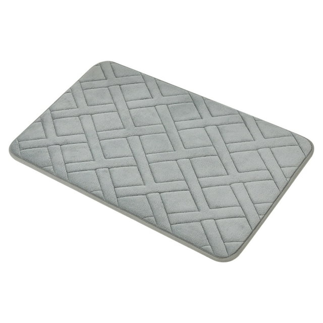 Bath Mats for Bathroom Non Slip Home Bathroom Absorbent Floor Mat Is Machine Washable Soft Comfortable and Quickly Absorbs Water Ensuring Stable and Non Slip Bathroom Floor Mat