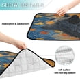 thumbnail image 4 of RMDQTR 2Pack Set of Medium and Large Pet Potty Pads Reusable Ultra-Absorbent Pet Training Pads Leak-Proof Pet Pads Wolf and Falling Leaves, 4 of 7