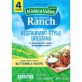 thumbnail image 4 of Hidden Valley Gluten Free Buttermilk Ranch Salad Dressing and Seasoning Mix, .4 oz, 4 Pack, 4 of 7