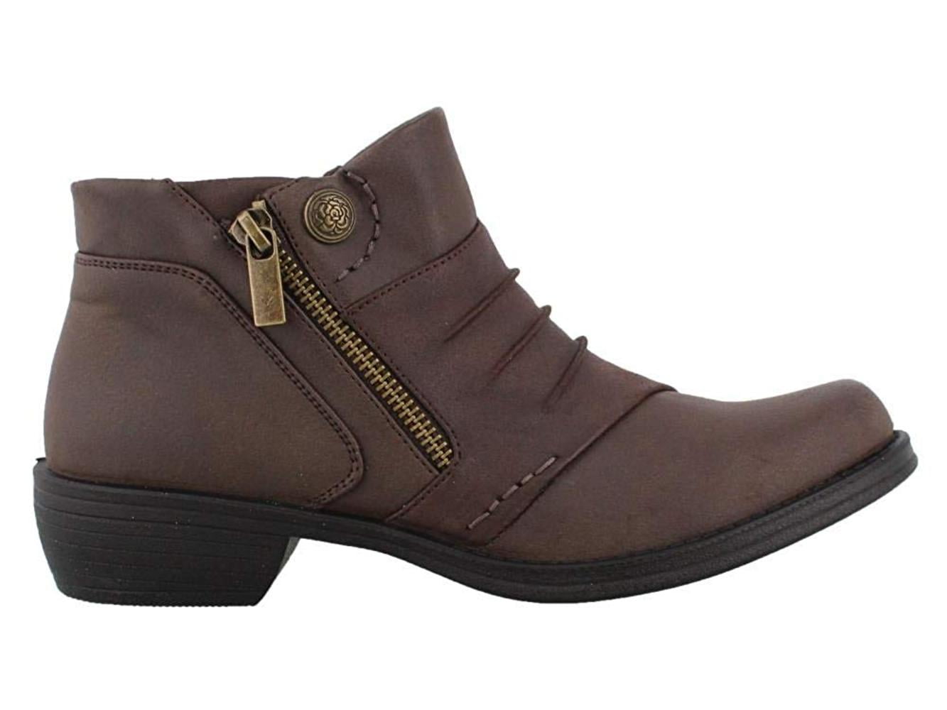 Easy Street Womens Sable Almond Toe Ankle Fashion Boots