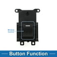 thumbnail image 3 of Interruptor de ventana eléctrica Unique Bargains para el lado del pasajero para Honda CR-V 2006-2011 Negro, 3 of 7