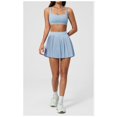 thumbnail image 3 of PISONIC 2 Piece Tennis Dresses for Women High Waisted Pleated Skirt Sets Workout Sports Bra Golf Outfits, 3 of 7