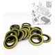 thumbnail image 3 of 20PCS Engine Oil Drain Plug Gasket for Peugeot Citroen,Toyota,Renault, 3 of 4