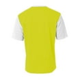 thumbnail image 4 of A4 Legend Soccer Jersey For Men in Safety Yellow White | N3016, 4 of 5
