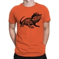 thumbnail image 2 of Cowboy Lizard Art Illustration Men's T-shirt, 2 of 3