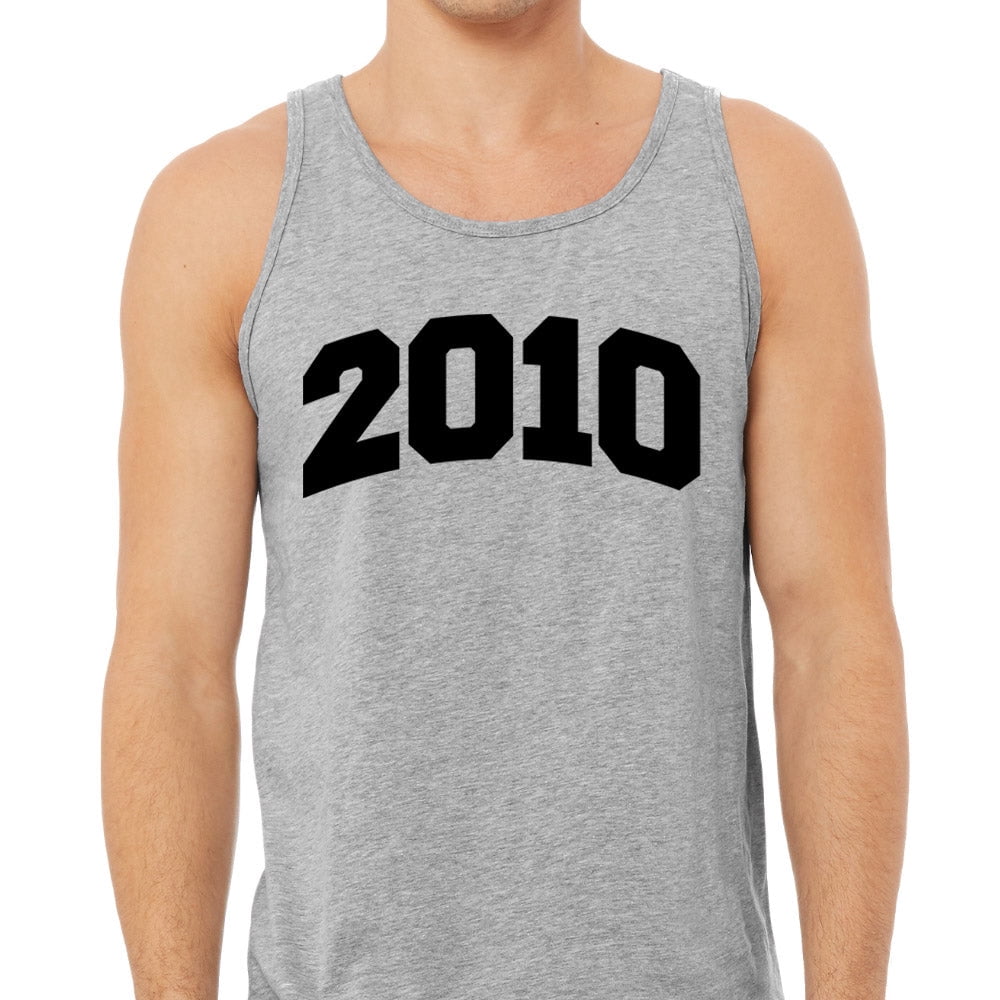 2010 College Style Tank Top Unisex Large Grey - Walmart.com
