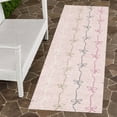 thumbnail image 6 of Addison Rugs Chantille Indoor/Outdoor Transitional Kids Pink Machine Washable Runner Rug, 2'3" x 7'6", 6 of 7
