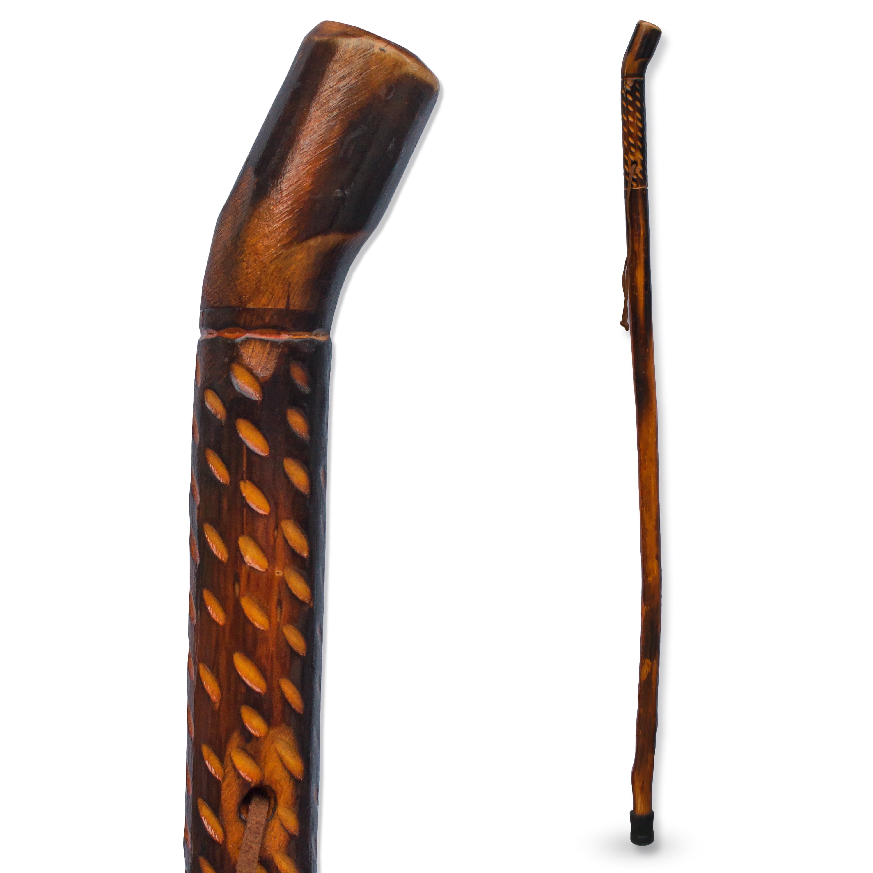 Rms Natural Wood Walking Stick 48 Handcrafted Wooden Hiking Stick And Trekking Pole With 9889