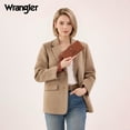 thumbnail image 4 of Wrangler Womens Wallet Small Rfid Blocking Wristlet Wallets Cute Bifold Ladies Wallet with Zipper Pocket, Brown, 4 of 7