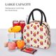 thumbnail image 5 of Balery Popcorn Bolsa de Almuerzo para Mujeres, Caja de Almuerzo, Bolsa de Almuerzo Pequeña Impermeable, Tote de Almuerzo Reutilizable con Gran Capacidad, 5 of 6
