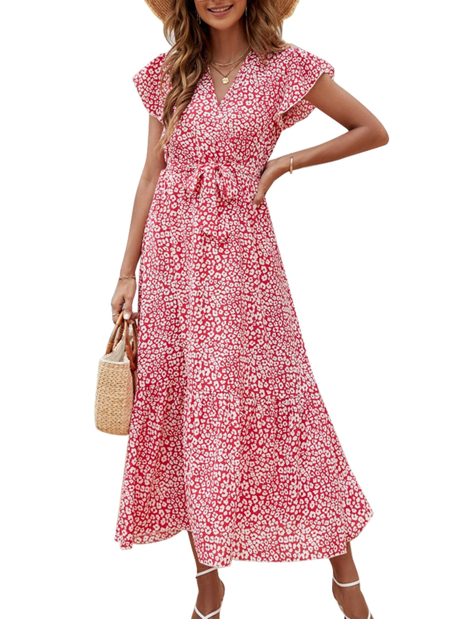 Aubi floral maxi best sale dress