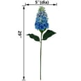 thumbnail image 5 of (3 pack) Mainstays 29" Artificial Blue Hydrangea Stem, Indoor Use., 5 of 10