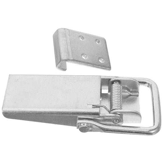 Trailer Coupler Pin, Spring Loaded Latch and Metal Hasp for Cargo Utility