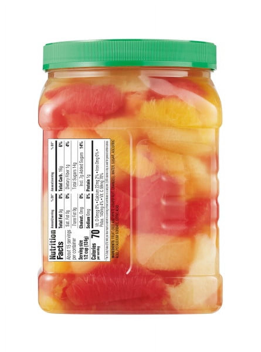 Del Monte Citrus Salad in Extra Light Syrup, 64 oz. Plastic Jar, Fresh Refrigerated Fruit