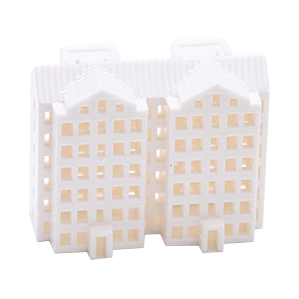 Edificio de apartamentos en miniatura 1:500/1:800, simulación artesanal, Diorama, modelo de construcción de ciudad moderna, accesorios de jardín de , estilo c, 1. 800