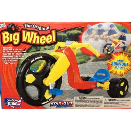 16" Spin Out Big Wheel Racer With Spin O