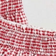 thumbnail image 6 of Wxirdiow Clothes for Girls Toddler Girl Outfit Ruffle Tank Top Plaid Tutu Skirt Birthday Party Flower Tulle Skirt Set Red Size,12-18 Months, 6 of 8