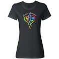 thumbnail image 3 of Inktastic Autism Awareness Heart Ribbon and Puzzle Pieces Women's T-Shirt, 3 of 5