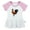 Pink Raglan Dresses #B, variant on Alarm Clock Funny Dresses For Baby, Newborn Babies Animal Cock Pattern Skirts, Infant Princess Dress, 0-24M Kids Graphic Clothes (Gray Raglan Dresses, 0-6 Months)