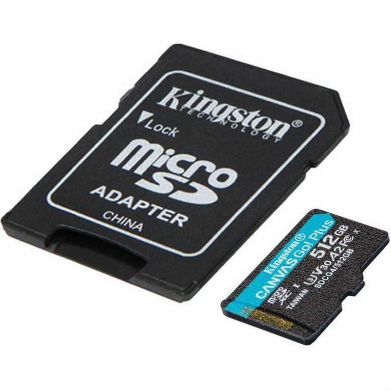 Kingston Canvas Go! Plus 512 GB Class 10/UHS-I (U3) V30 microSDXC