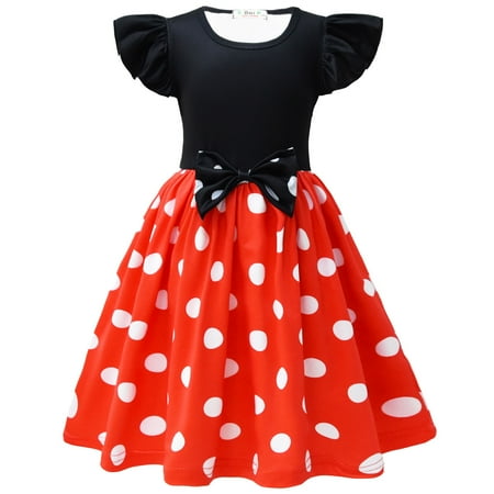 

Loel Little Girl Unicorn Dress 2023 Party Summer Print Ruffle Dress Casual Dress