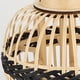 thumbnail image 5 of Linterna vintage,Pantalla de lámpara de farol de bambú tejida a mano rústica,Pantalla de lámpara con asa Vintage Lantern Home,Lámpara romántica al aire libre Jaula Linterna de Estilo C, 5 of 7