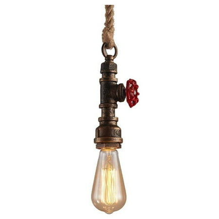 

WANYNG Industrial Pendant Lamp Double Head Retro Vintage Fishermans Rope Ceiling Light Animated Christmas Lights