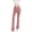 Pink, variant on VKOYWKM Flare Leggings for Women Trendy Cut Out High Waisted Yoga Leggings Slim Fit Wide Leg Bell Bottom Leggings Solid Color Workout Leggings Size M Hot Pink
