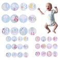 thumbnail image 2 of Bangcool 12PCS Month Sticker Self-adhesive Milestone Sticker Onesie Sticker for Baby, 2 of 10