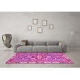 thumbnail image 3 of Ahgly Company Indoor Rectangle Geometric Pink Traditional Area Rugs, 4' x 6', 3 of 4
