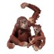 thumbnail image 2 of 2 piezas modelo de Gibbon juguete en miniatura estatuilla decoración para hogar CUTICAT Juguete cognitivo para niños, 2 of 8