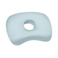thumbnail image 4 of Almohada para perforación de orejas con orificio, relajante, lavable, con auriculares y pendientes. Azul, 4 of 9