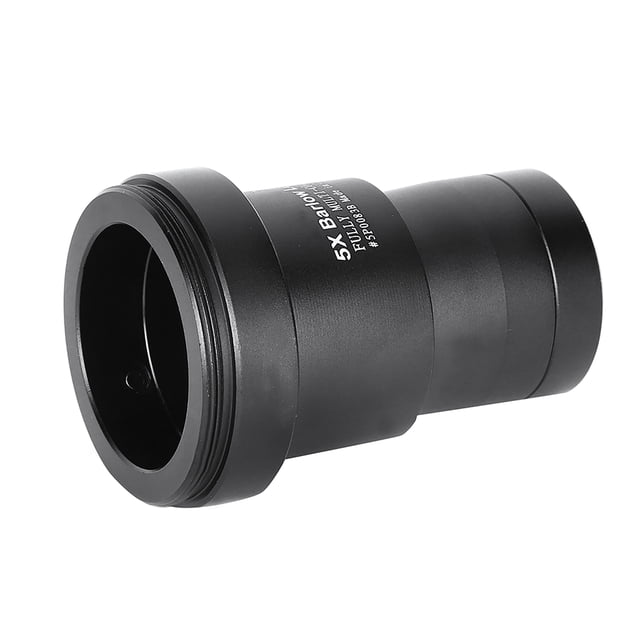 Magnification Telescope Lens, 1.25in Interface Telescope Zoom Eyepiece 5X For Wild Observation