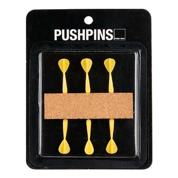 Design Ideas Dart Push Pins Set of 6
