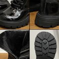 thumbnail image 6 of lnmuld Boots for Girls Stylish Autumn Girls Casual Boots Flat Thick Sole Non Durable PU Leather Easy Wear Comfortable Footwear for Kids Size:9-9.5 Years, 6 of 9