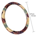 thumbnail image 4 of Alpaca Car Wheel Cover, 14.5 Inch Printing PVC Leather Auto Accessories Steering Wheel Covers, 4 of 6
