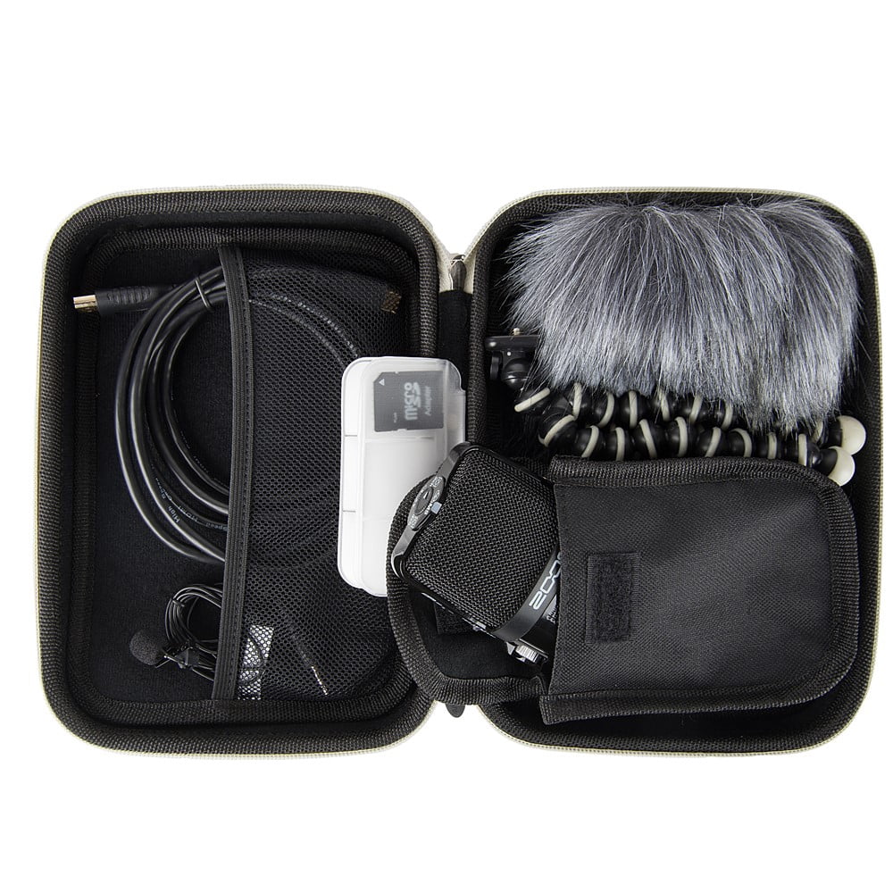 Hard Cube Universal Travel Case Organizer for Small Electronics and Accessories