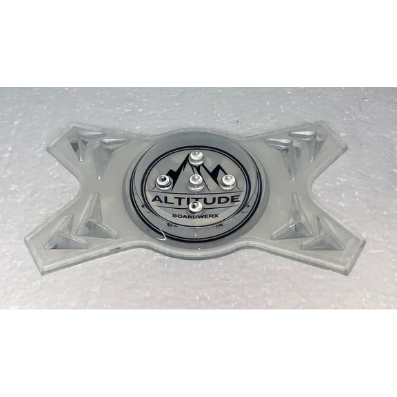 ALTITUDE BOARDWERX "X-SHAPED" SNOWBOARD STOMP PAD (CLEAR)