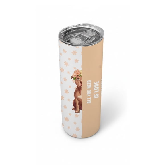 Termo de 590 ml con diseño ilustrado de perros