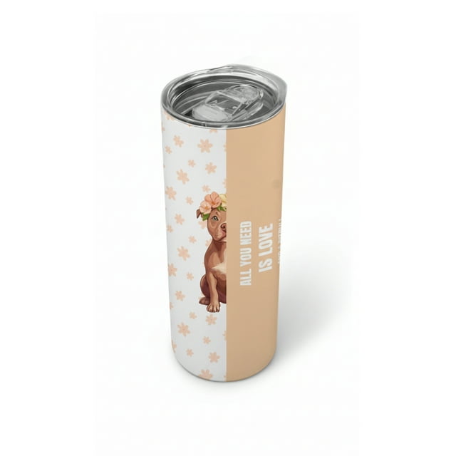 Termo de 590 ml con diseño ilustrado de perros