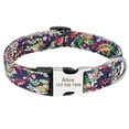 thumbnail image 4 of Beirui Personalised Floral Dog Collar Laser Engraving Name Metal Buckle S-L, 4 of 12