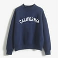 thumbnail image 2 of Bibifish Womens Sweatshirts Letter Printed Crewneck Long Sleeve Pullover Tops Casual Lightweight Spring Fall Relaxed Fit Sweatshirts, 2 of 4