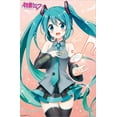 thumbnail image 2 of Hatsune Miku - Music Note Canvas Wall Poster, 14.725" x 22.375", 2 of 4